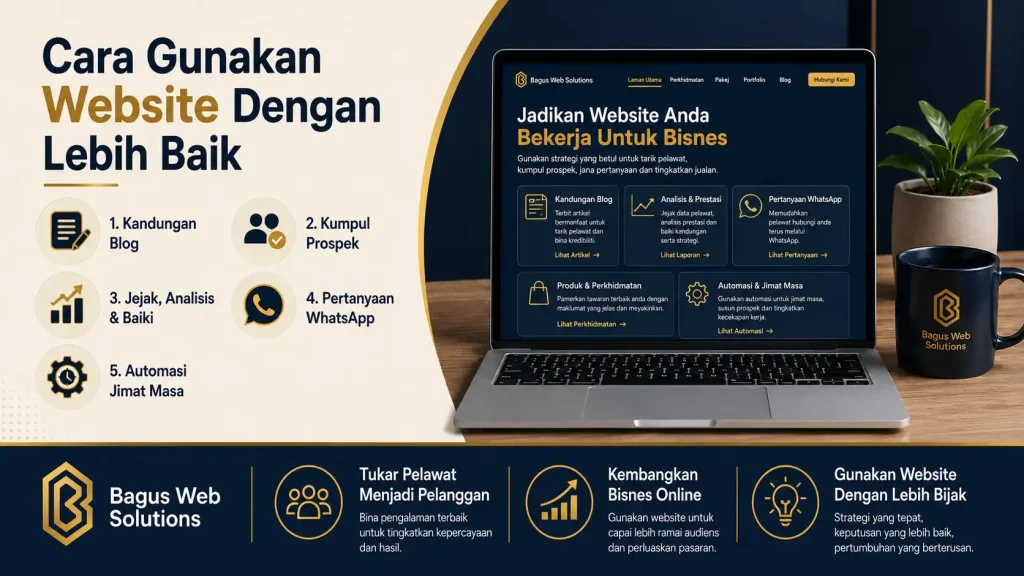 Cara Menggunakan Website Dengan Lebih Baik Selepas Launch