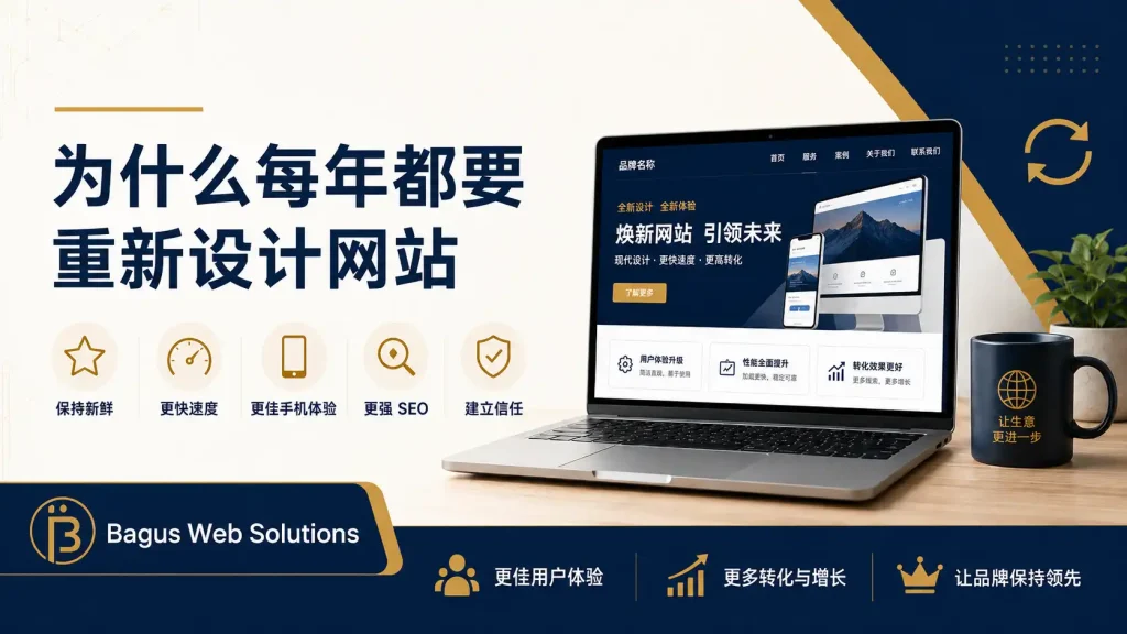 为什么每年都应该检查或重新设计你的网站