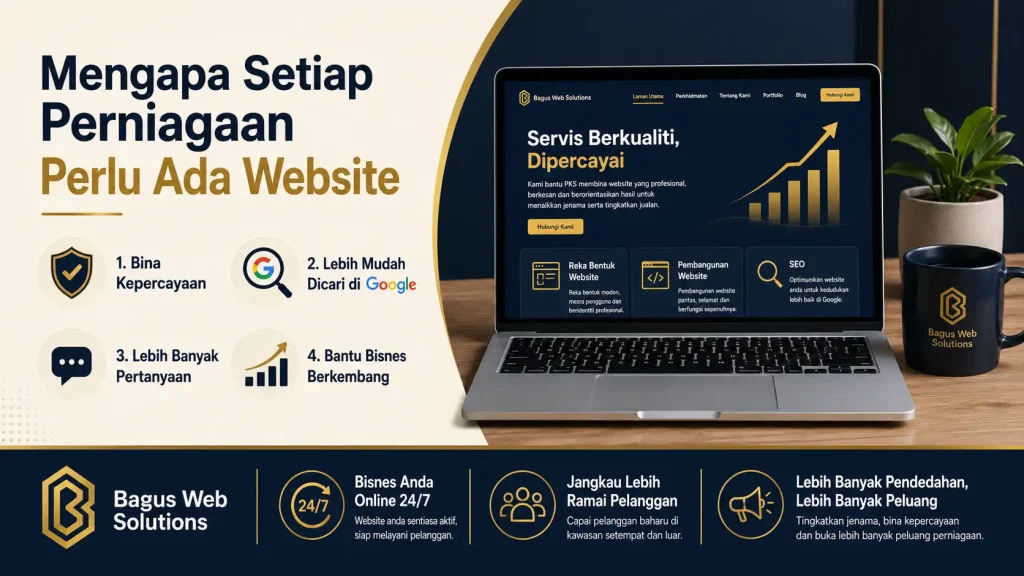 Kenapa Setiap Perniagaan Memerlukan Website Pada 2026