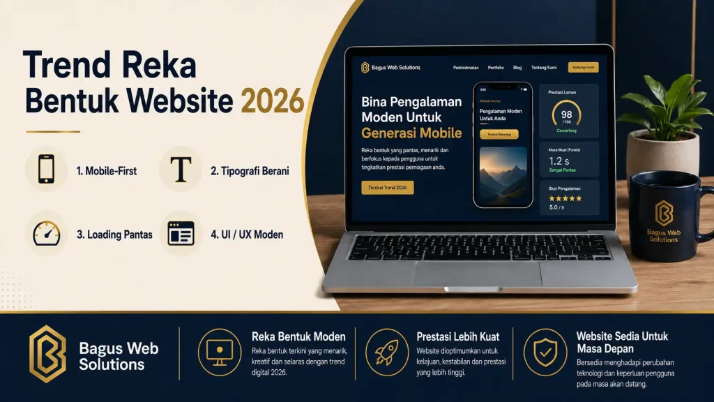 Idea Reka Bentuk Website Trending untuk 2026
