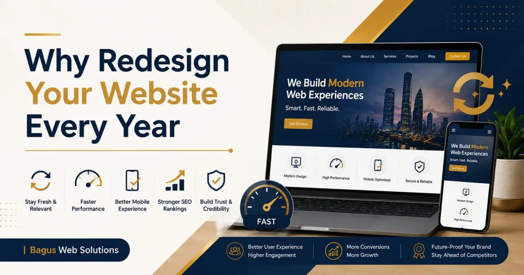 why redesign website every year